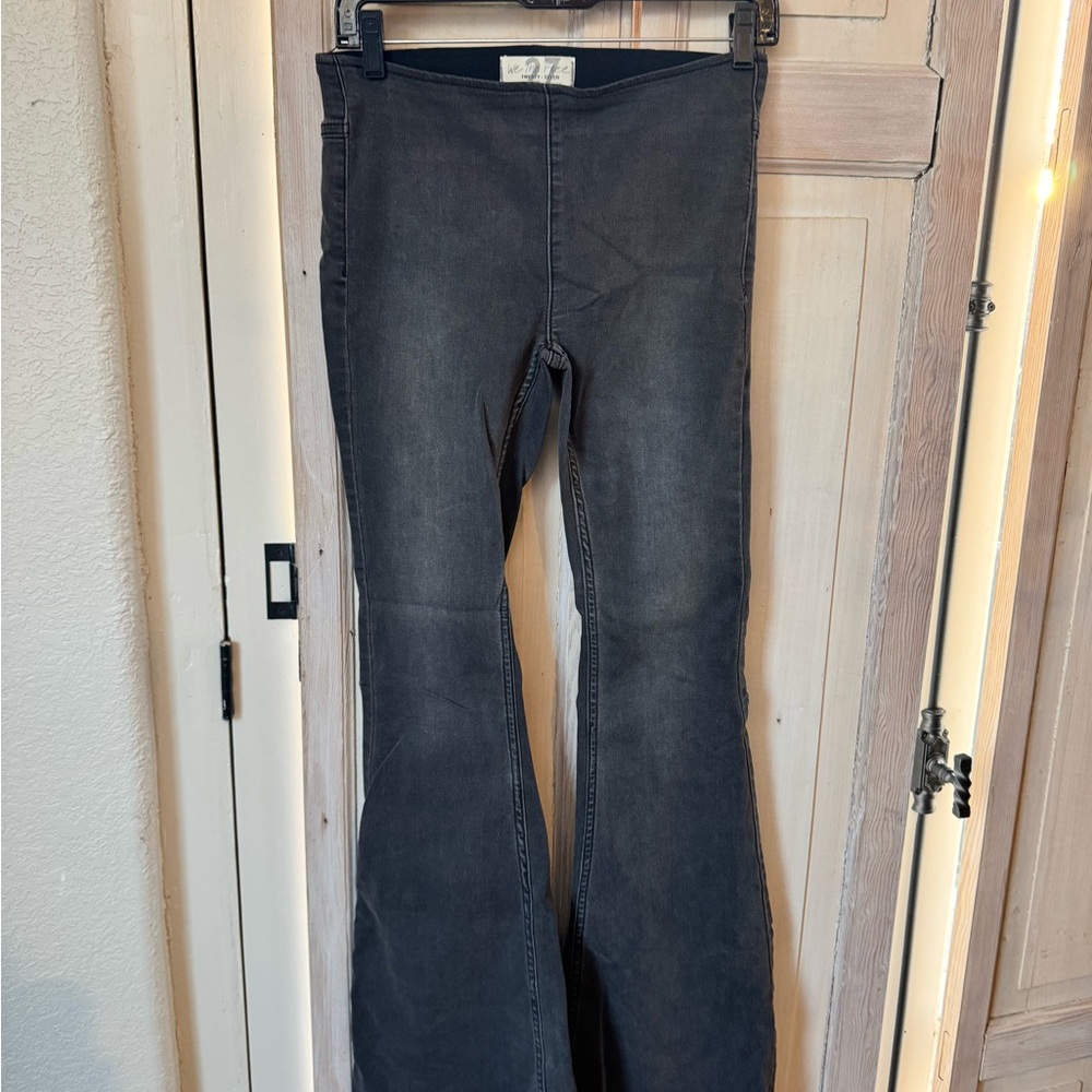 We The Free Black Flared Jeans